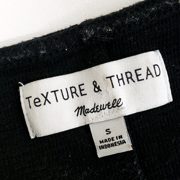 Madewell Texture & Thread Button Tie Tank - Picture 3 of 6